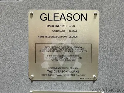 Зубошлифовальный станок для конических колес - GLEASON Phoenix 275 G