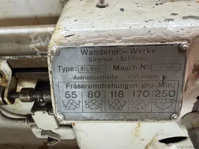 Резьбо- и зубофрезерный станок - WANDERER 31L1000
