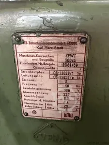 Зубофрезерный станок - WMW MODUL ZFWZ 500/5